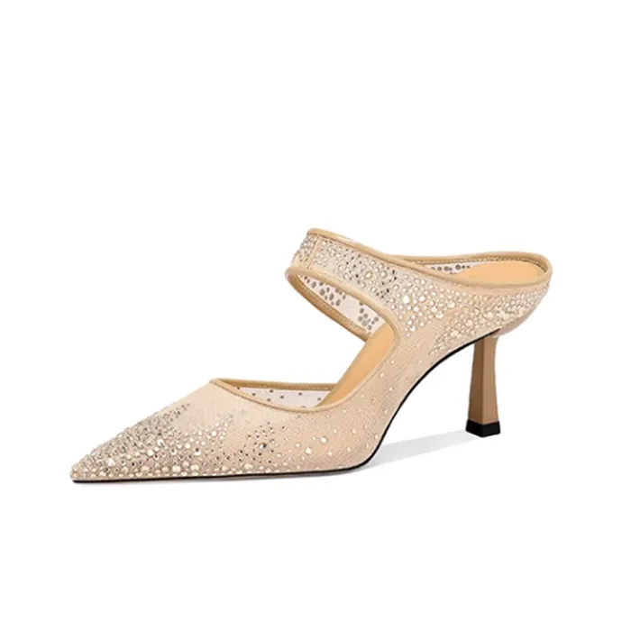 JESSICA SOPHIA Slim Heel High Heels 6cm Women's-5