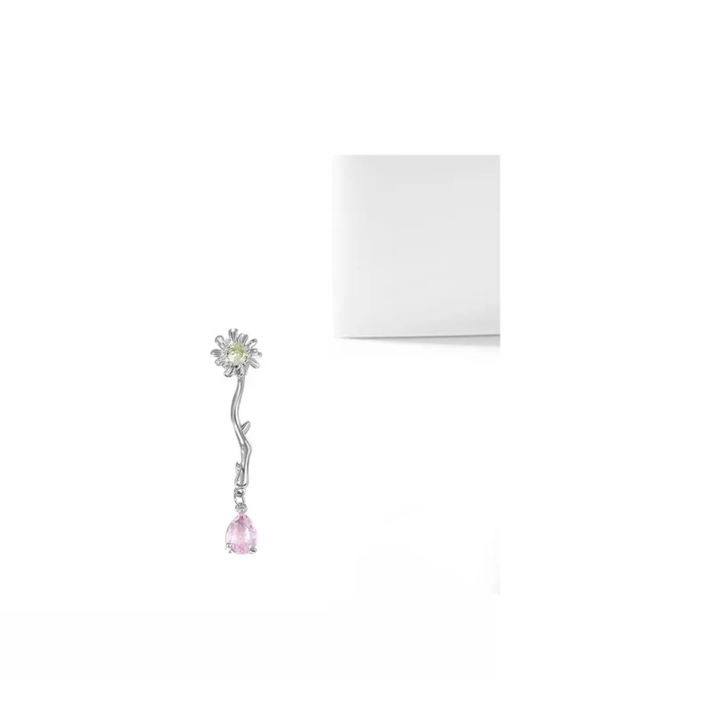 Welcome To The Treasure Zircon Earrings Unisex-3