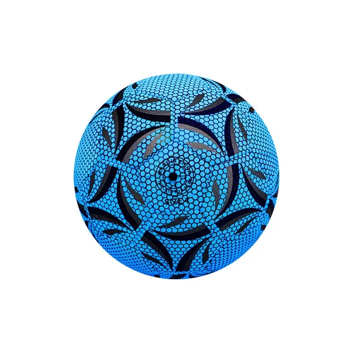 SIPAKESPORT Size 4 5 Size Soccer PU Machine Stitched Soccer Ball Unisex Glow In The Dark Blue-5