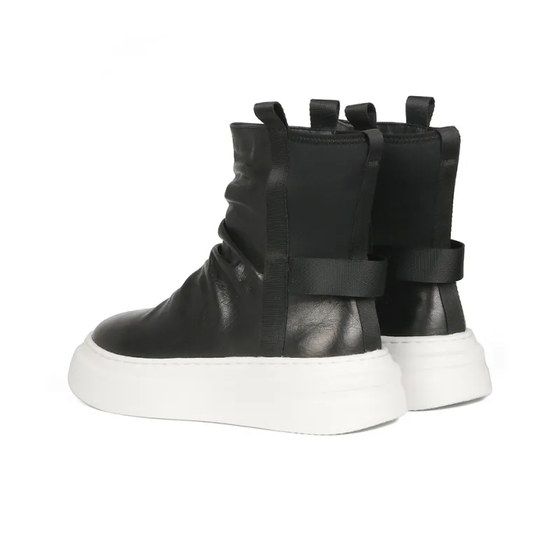 Thai Points Ankle Boots Men's Black-4