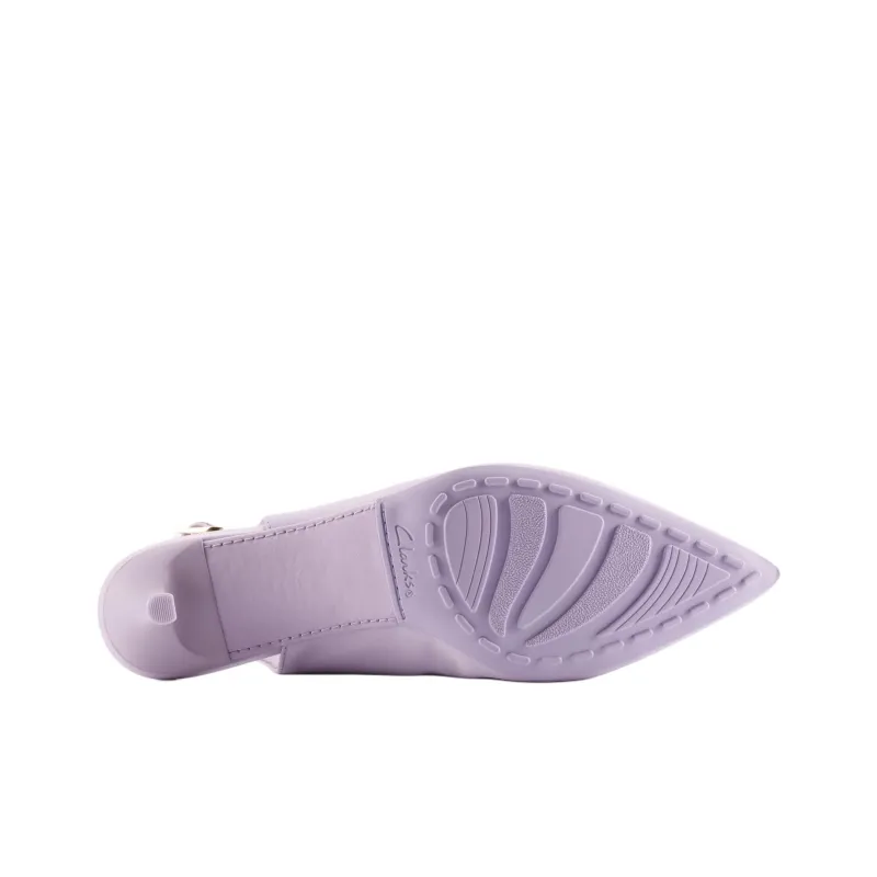 Martine Rose x Clarks Sling 2 Slim Heel High Heels 6cm Women's Purple-5
