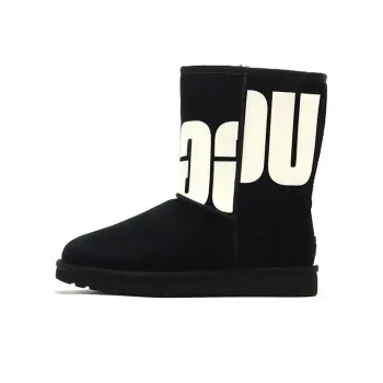 UGG Classic Short 2 Chopd 'Black White' Women's