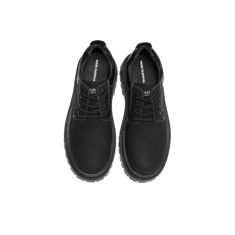 FAIRWHALE Ankle Boots Men Wheat/Black Gray-10