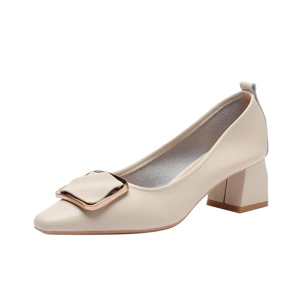 YAFEI XUANYU Chunky Heel High Heels 5cm Women's-5