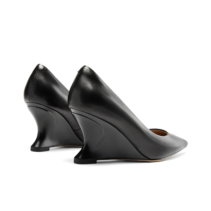 NINE WEST Wedge Heel High Heels 7.5cm Women's-5