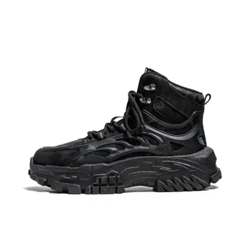 Bull Charm Short Snow Boots Men's Black