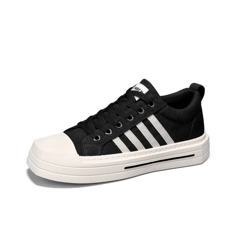 RENBEN Non slip Lightweight Low Top Canvas Shoes Men's-2