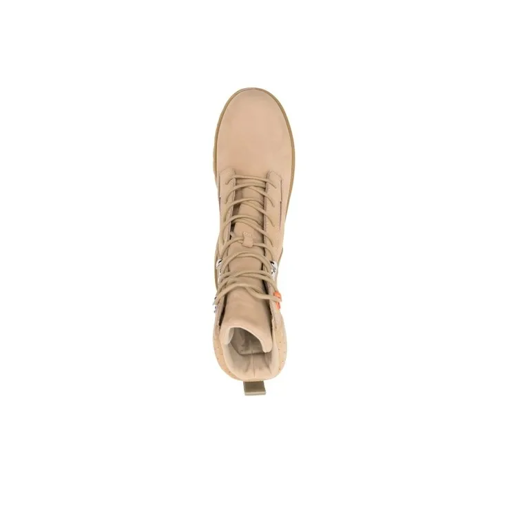 HERON PRESTON Military Lace-Up Boot Beige-2