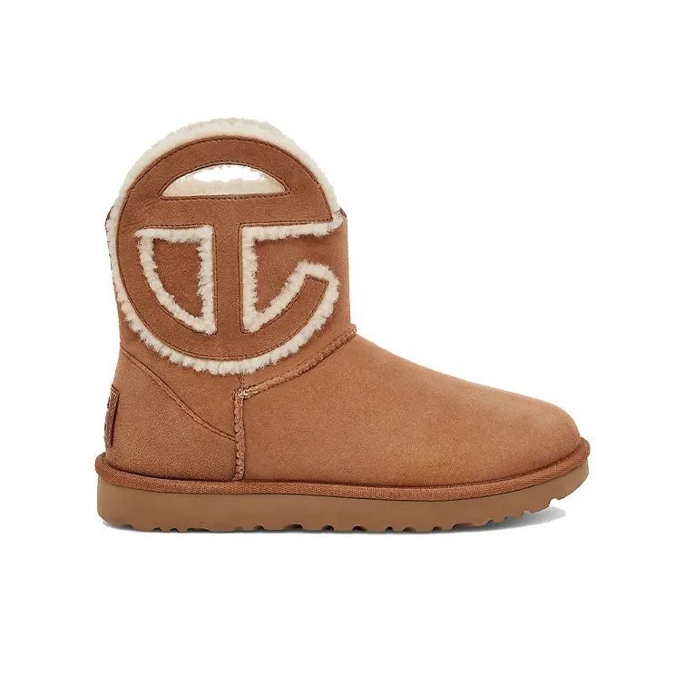 UGG X Telfar Logo Mini Chestnut-1
