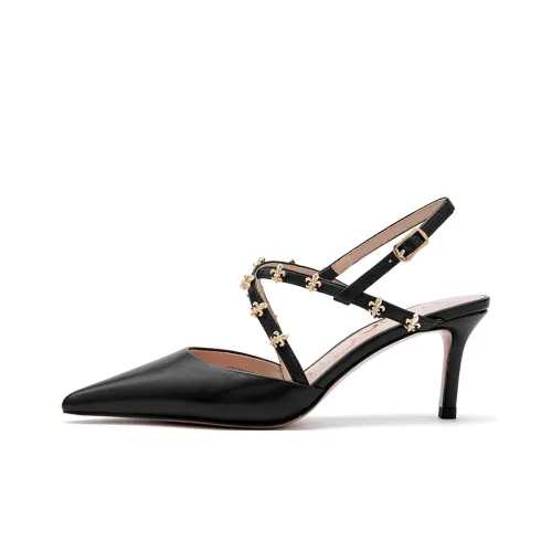 PACO GIL High Heels Women's Low-Top Black