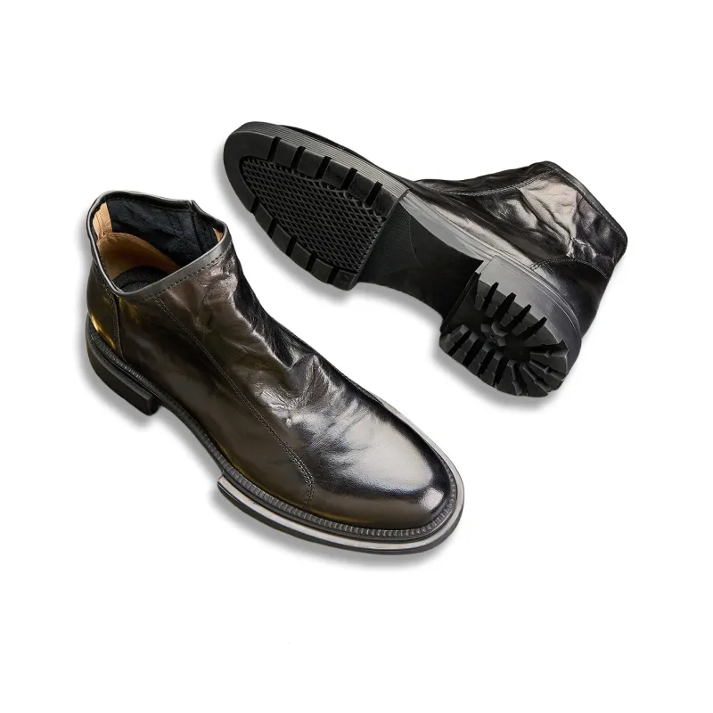 Brounvanm Ankle Boots 3cm Men's-1