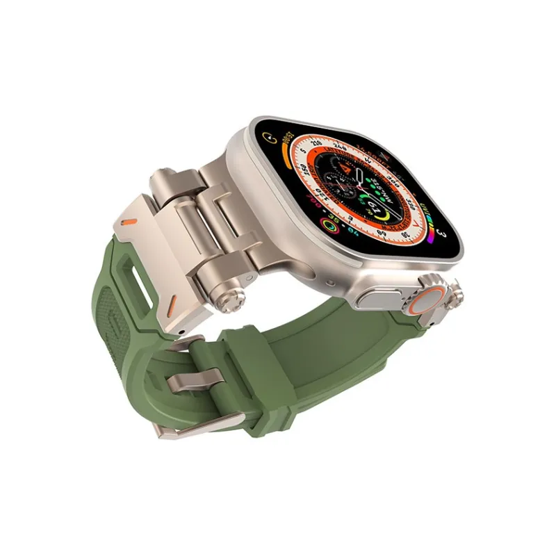 ZHENGGUANG Watch Band Apple Compatibility 41mm Silicone Material-4