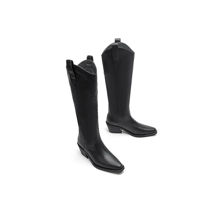 TOOMANYSHOES Hailar Knee high Boots 5cm Women's-7
