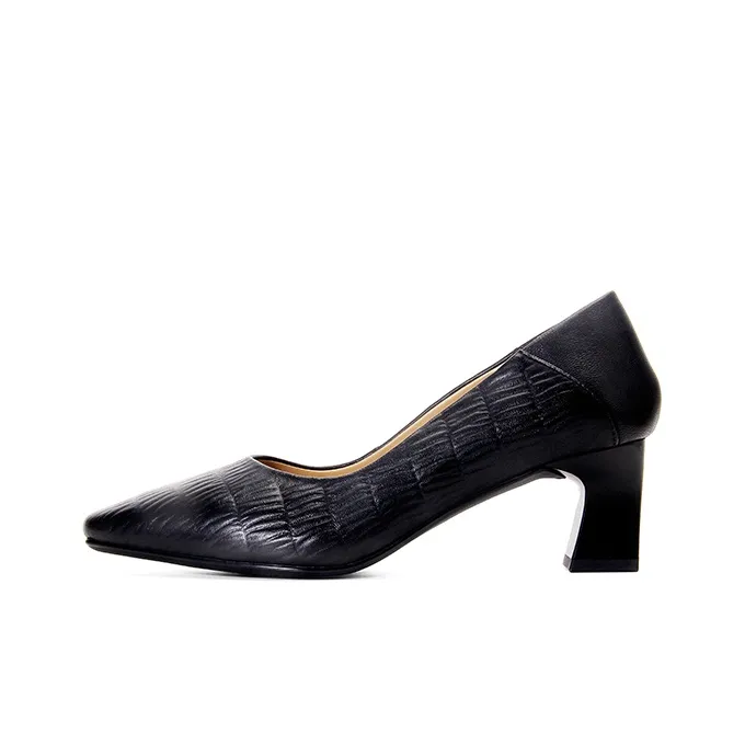 LESELE Chunky Heel High Heels Women's-0