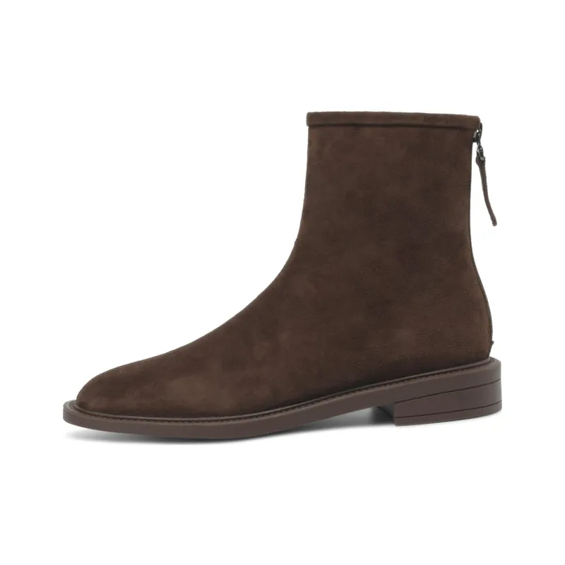 BOERDIQI Ankle Boots Women's Black/Brown-7