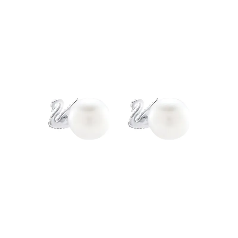 Swarovski Artificial Crystal Stud Earrings Women's Light Gradient-3