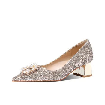 MEIAI Chunky Heel High Heels 6.5cm Women's