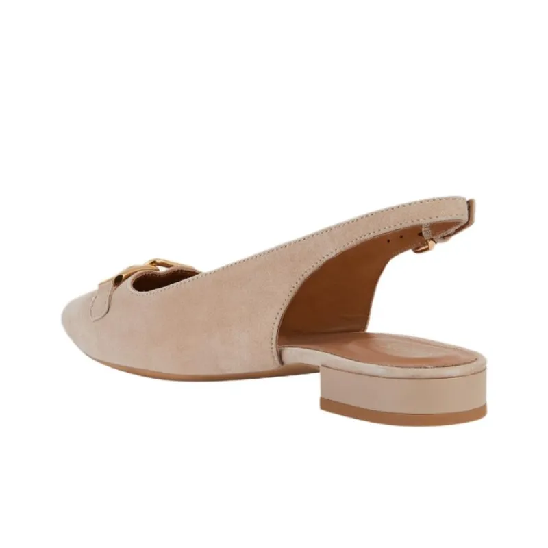GEOX Chunky Heel High Heels 3cm Women's Nude Pink-4