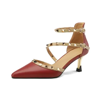 MODERN BELLE Chunky Heel High Heels Women's