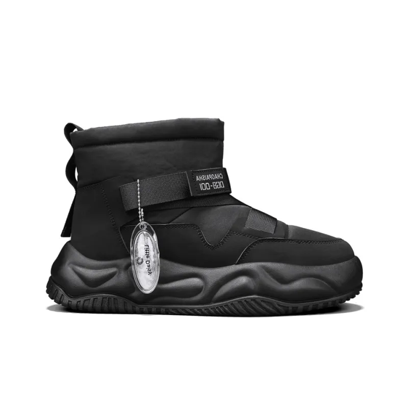 PLAY COBBLER Warm And Wear Resistant Short Snow Boots Men's-3