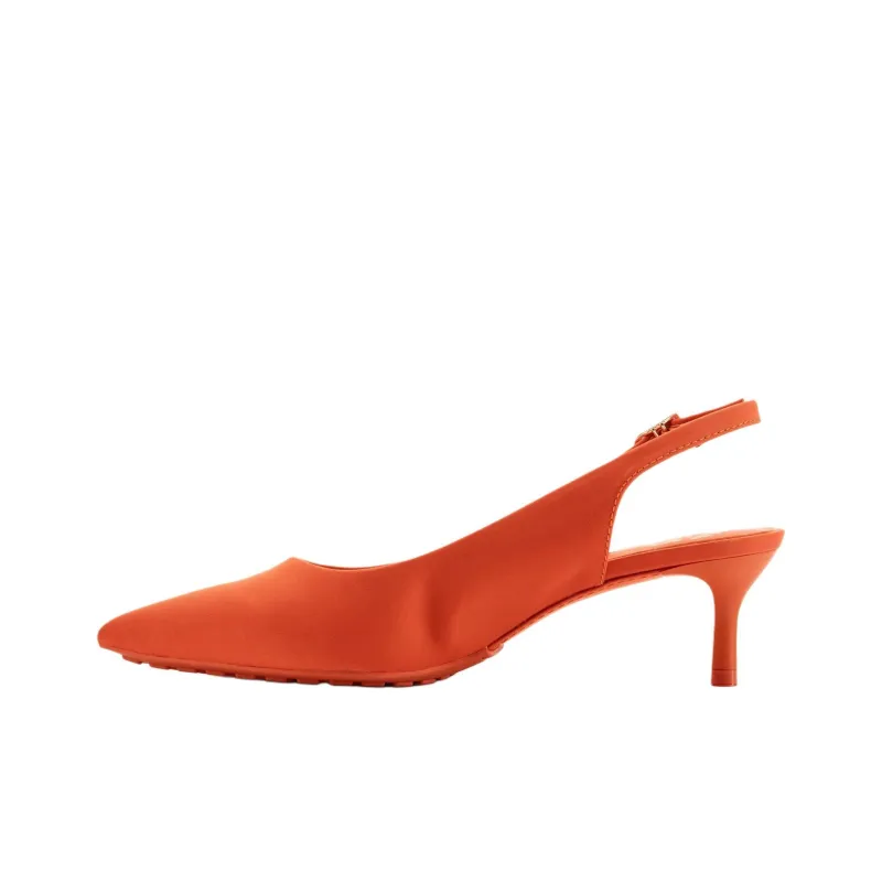 Martine Rose x Clarks Sling 2 Slim Heel High Heels 6cm Women's Orange-0