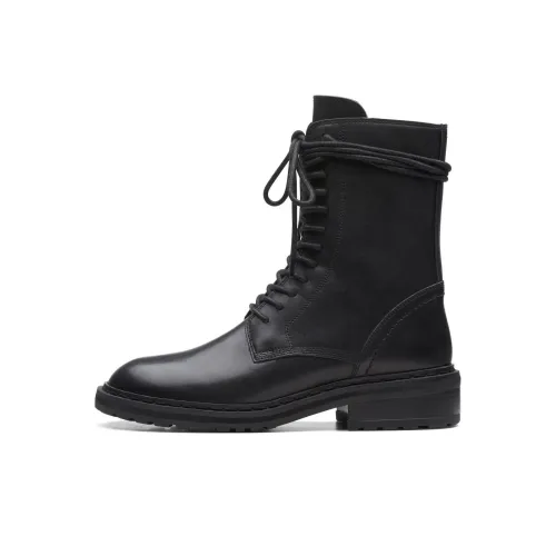 Clarks Martin Boots Women's Black