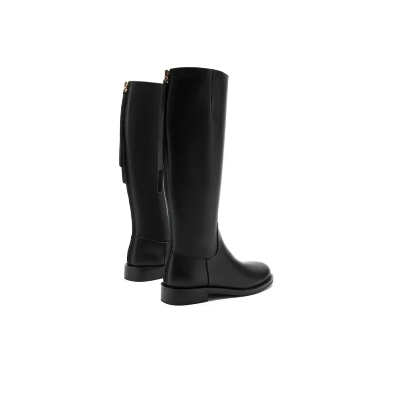 NINE WEST Knee-high Boots 3cm Women's Black-3