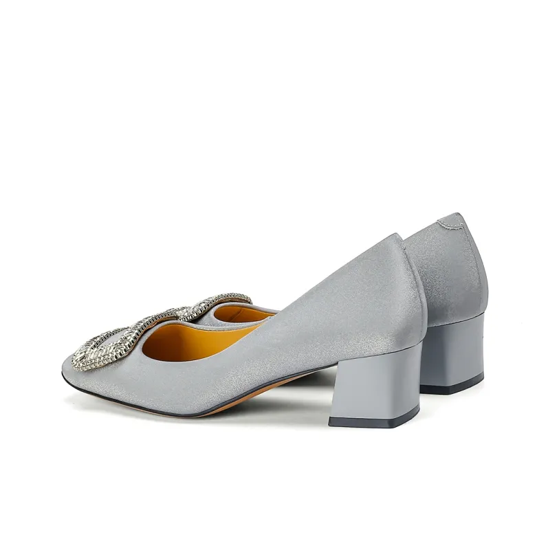 VEDULLAR Chunky Heel High Heels 4.5cm Women's-7