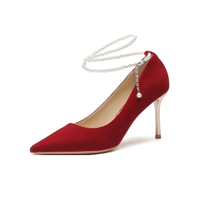 Ainer-cat Slim Heel High Heels 8cm Women's-19