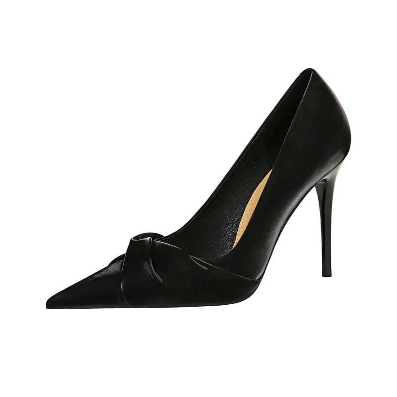 QITUMAUL Slim Heel High Heels Women's-10