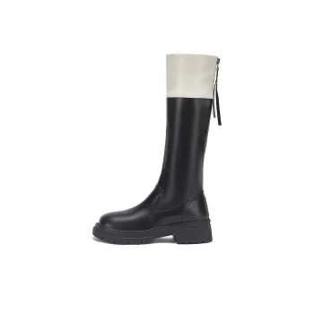 DAPHNE Knee high Boots Women's Black Beige/Black Brown