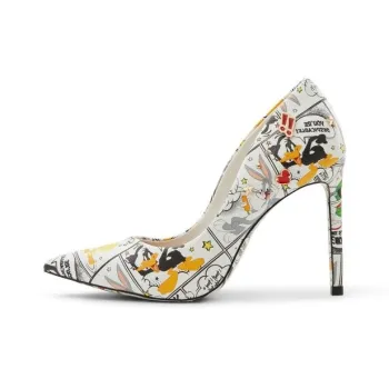 ALDO Slim Heel High Heels 10.16cm Women's Mixed White