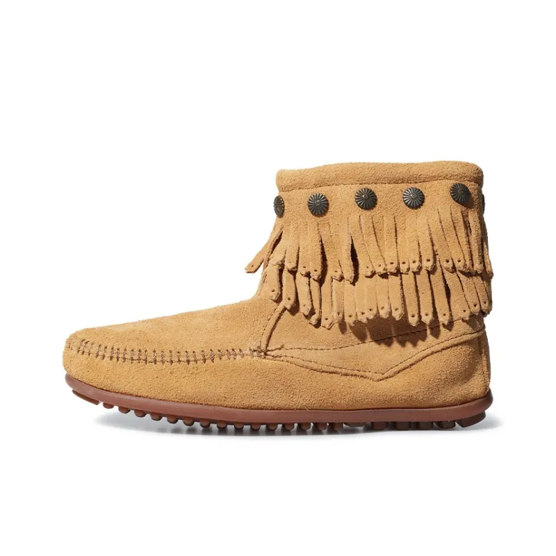 MINNETONKA Ankle Boots Women's Desert Yellow-0