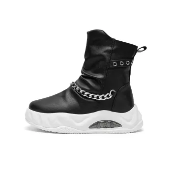 DM Ankle Boots Men White