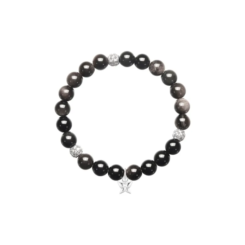 Abyb Charming Obsidian Bracelets Unisex-0