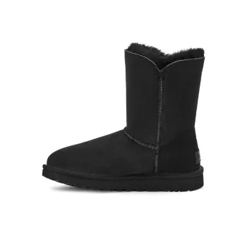 UGG Bailey Zip Short Fleece Lined Black Women's