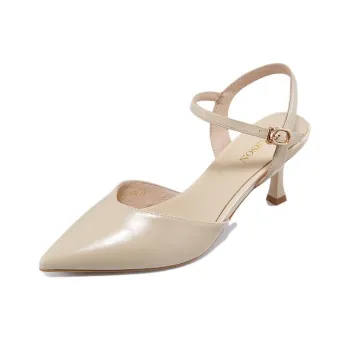 HARSON Slim Heel High Heels 6.5cm Women's Apricot