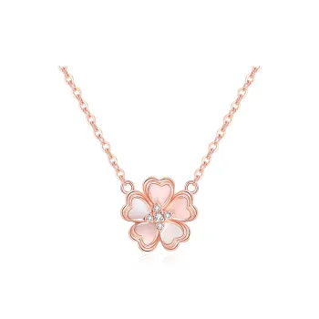 CHIEMOT S925 Silver Collarbone Chain Women's