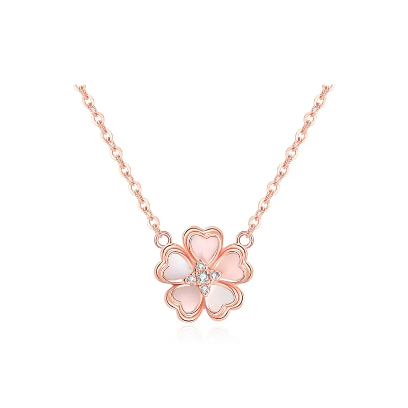 CHIEMOT S925 Silver Collarbone Chain Women's-0