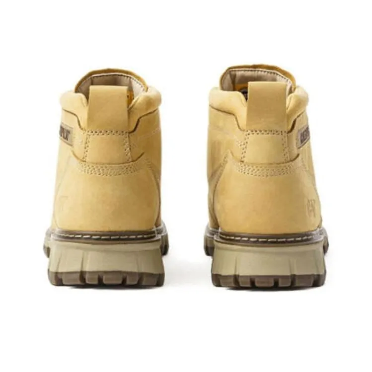 CAT Ankle Length Martin Boot Men's Yellow-3