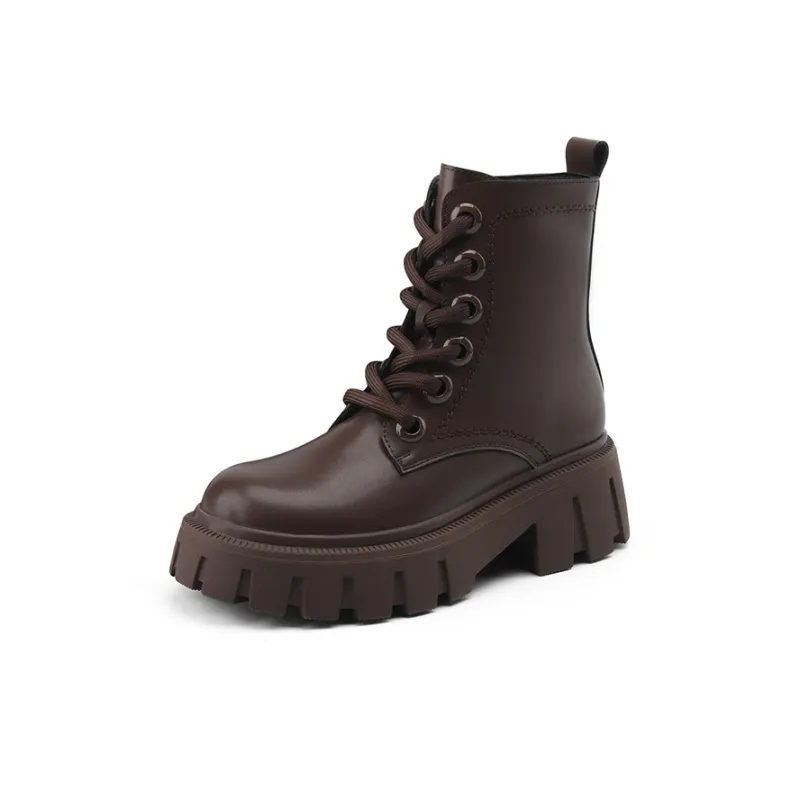 JOSINY Ankle Boots 6.5CM Women's Dark Brown-1