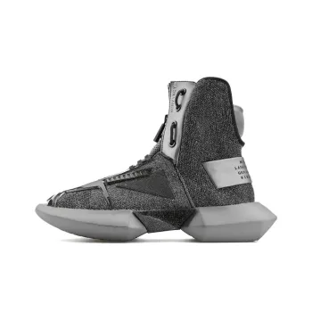 NORVINCY Short Martin Boot Unisex Black Gray
