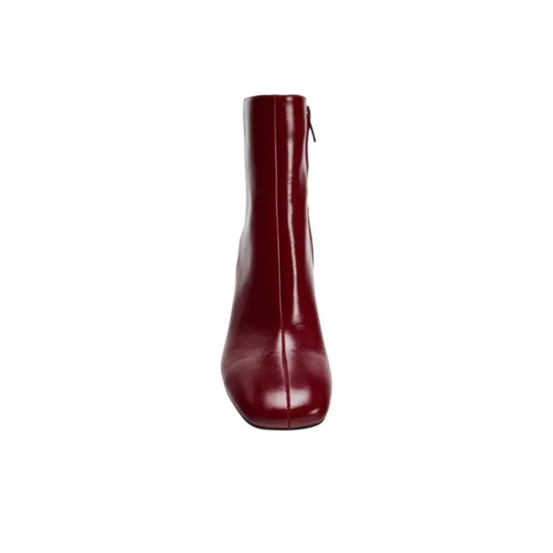 ZARA Ankle Boots 7.5cm Women's Red-3