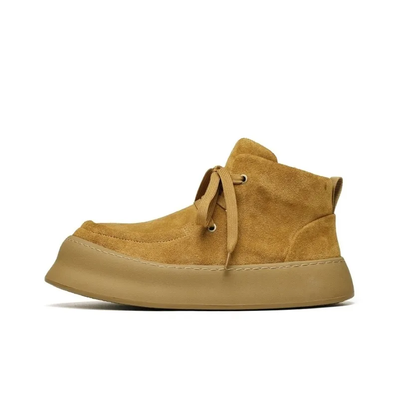 GZZ Ankle Boots Men Khaki/Brown-3