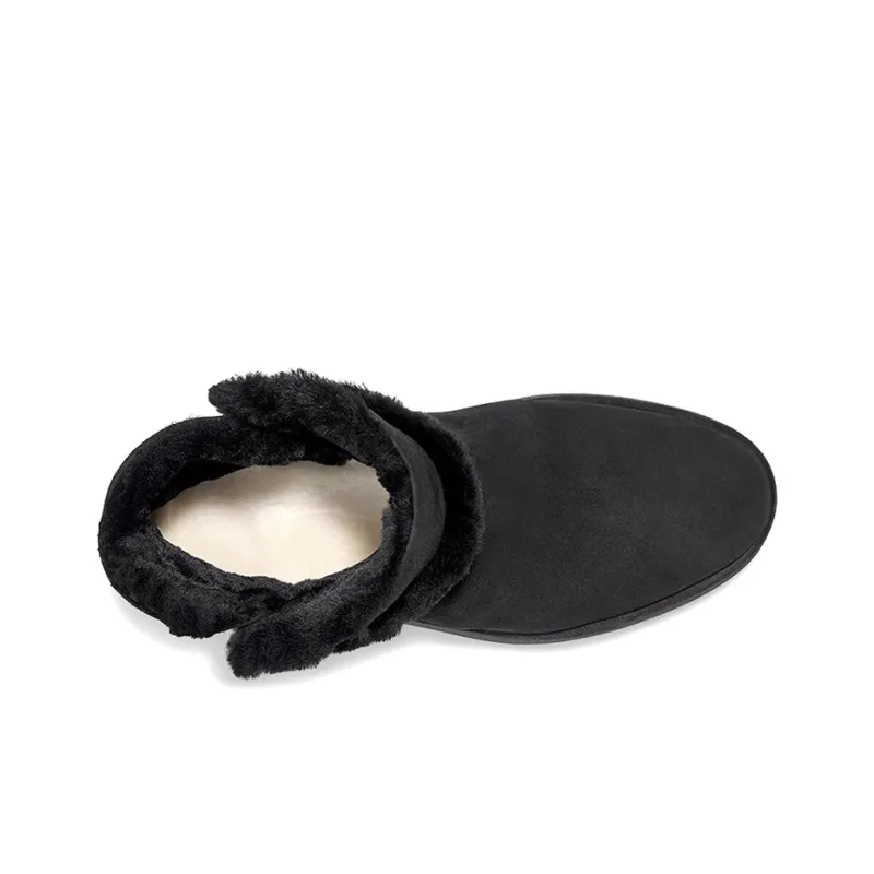 UGG Classic Mini Spill Seam Blvd Snow Boots Black Women's-4