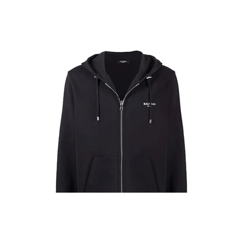 BALMAIN Sweatshirts Men Black-4