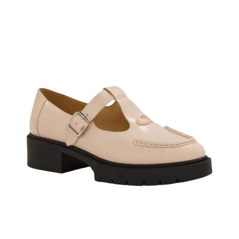 COACH Liv Flat Casual Single Shoes 4.5cm Women's Pink-2