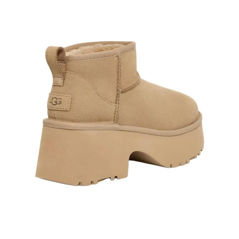 UGG Classic Ultra Mini New Heights Boot Mustard Seed Women's-3