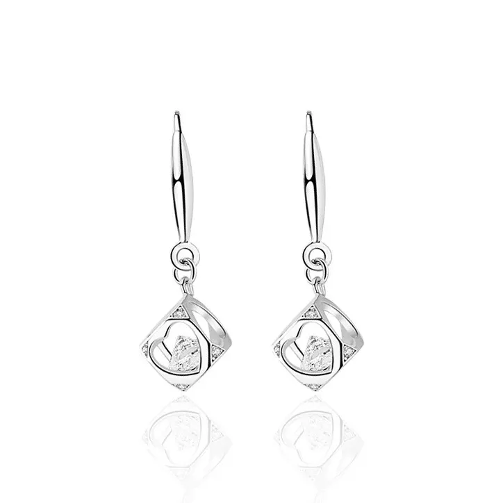 U state Sterling Silver 990 Earrings Women's-0