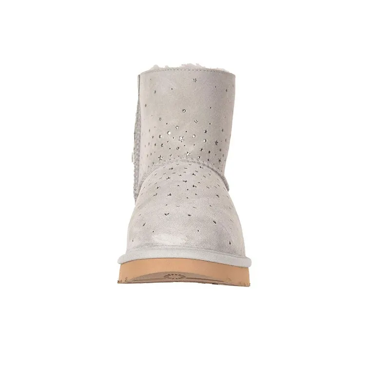 UGG Classic Mini Stargirl Bow Port 'Grey' Women's-3